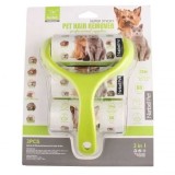 Rola pentru curatare par animale de companie, verde