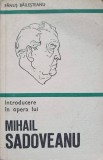 INTRODUCERE IN OPERA LUI MIHAIL SADOVEANU-FANUS BAILESTEANU