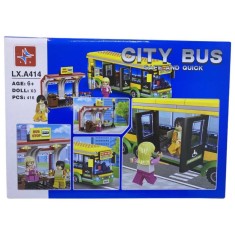Set constructie Autobuz cu statie LXA 414 foto