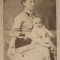 M1296N Cornelia Brediceanu născută Rădulescu cu fiul ei, Caius Brediceanu, studio Schrecker M, Budapest