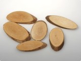 Rondele ovale din lemn 8-11 cm, 18 20 bucati set