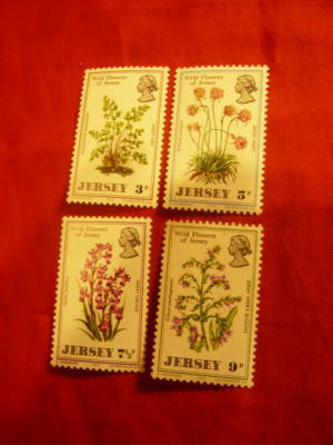 Serie Jersey 1972 - Flora , 4 valori foto