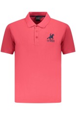 U.S. Grand POLO Tricou polo barbati cu logo brodat, din bumbac, Regular fit, rosu, XL