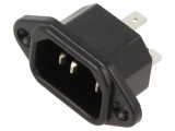 Conector alimentare AC C14 10A 250VAC