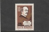 1965 LP 614 - 75 DE ANI MOARTEA LUI VASILE ALECSANDRI MNH