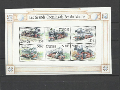 GABON 2000 TRANSPORT TRENURI LOCOMOTIVE foto