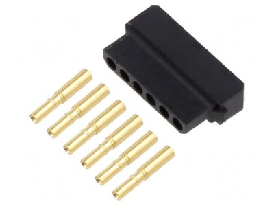 Conector cablu-cablu/PCB mufă mamă PIN 6 Datamate L-Tek 800V foto