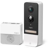 Sonerie video inteligenta TP-Link Tapo D230S1, 2K 5mp, Night Vision color, 160&deg;, baterie pana la 180 zile, two-way audio, IP64