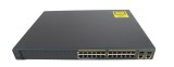Switch Cisco Catalyst WS-C2960-24LC-S cu 24 de porturi RJ45 de 100 Mb, 2 porturi SFP/RJ45 de 1 Gb și 8 porturi PoE