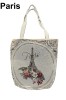 O geanta de dama din mai multe variante numerotate, textile, handmade, numite dupa orase Paris, Cracovia, Roma, Atena, Bej, Panza, Marime universala
