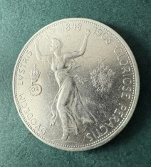 5 Coroane 1908 foto