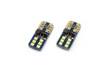 Set becuri auto cu LED CANBUS UltraBright compatibil T10e W5W 12 SMD Alb, Amio
