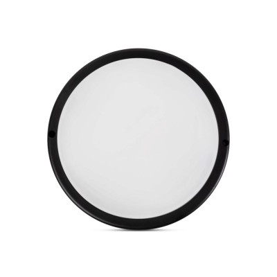 Bat LED rotund 18W 6400K 100lm/W IP65, negru, Novelite foto