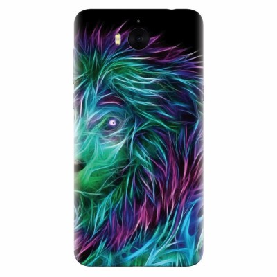 Husa silicon pentru Huawei Y5 2017, Abstract Lion 002 foto