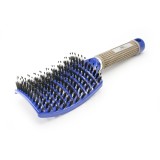 Perie de păr largă cu peri naturali Global Fashion 1501 albastru