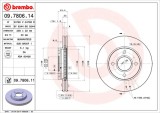 BREMBO 09.7806.11 PRIME LINE - UV Coated Disc frana