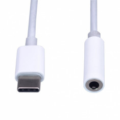 Adaptor audio USB-C la jack stereo 3.5mm T-M Alb, ku31zvuk01