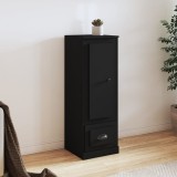 VidaXL Dulap &icirc;nalt, negru, 36x35,5x103,5 cm, lemn compozit