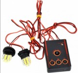 Kit stroboscoape led 12v, lumina rosu/albastru