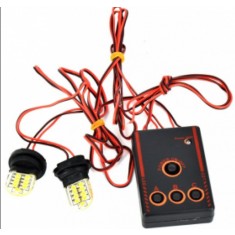 Kit stroboscoape led 12v, lumina portocalie
