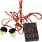 Kit stroboscoape led 12v, lumina rosu/albastru