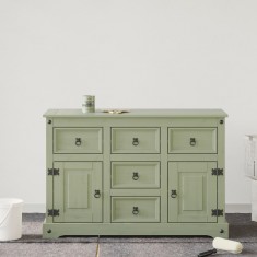 vidaXL Vopsea pentru mobilă Verde militar 10 x 10 x 12.2 cm