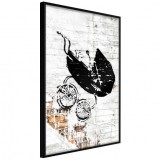 Cumpara ieftin Poster - Banksy: Baby Stroller, cu Ramă neagră, 30x45 cm