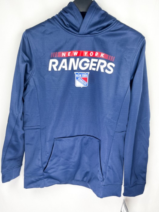 New York Rangers hanorac cu glugă pentru copii Authentic Pro Hood Po Hoodie - Dětsk&eacute; M (10 - 12 let)