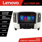 Navigatie Android Lexus RX300 2003-2008 QLED GPS 4G 4+64GB Lenovo