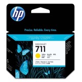 HP original ink CZ136A, HP 711, yellow, 3x29ml, 3ks