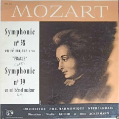 Disc vinil, LP. Symphonie Nr. 38 En Re Majeur K. 504 Prague. Symphonie Nr. 39 En Mi Bemol Majeur K. 543-Moz-317468