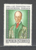 Austria.1984 125 ani moarte Arhiducele Johann-Pictura MA.974, Nestampilat