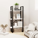 VidaXL Raft de depozitare, alb, 60x30x105 cm, lemn masiv de pin 806513