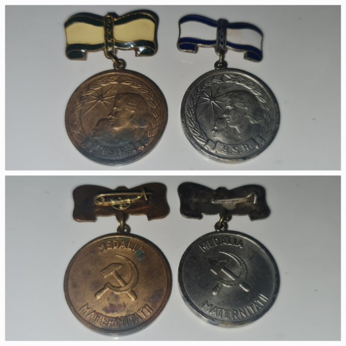 Medalia Maternitatii cl 1 și 2 - R.S.R.
