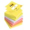 Notes adeziv 76 x 76 mm Z 100 file x 6 culori neon Post-it 100% PEFC, SGSCH-PEFC-COC-110078