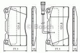 Set placute frana,frana disc VOLVO V70 II (SW) (2000 - 2007) BOSCH 0 986 424 577