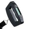 Cantar Digital Bagaje Voiaj 50kg Negru, Afisaj LCD, Oprire Automata, Indicator Supra Greutate, Portabil