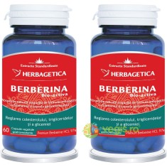 Pachet Berberina Bio-Activa 60cps+60cps