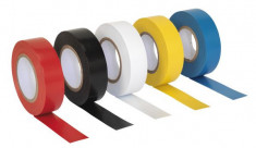 Banda izolatoare PVC 19 mm x 20mtr diverse culori cantitate pachet 10 foto