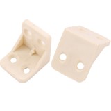 Cumpara ieftin Coltar din plastic pentru sustinere blat, alb, 26 x 26 x 26 mm, 4 buc / set