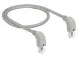 Patch Cord DELOCK Cat 5e 0,5m LSZH Gri 26AWG Fără Halogen - Cod 85858