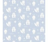 Tapet Copii Animale Fundal Albastru My Kingdom L91311 Ugepa, 0.53x10m, Semilavabil