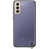 Husa de protectie Samsung pentru Galaxy S21 Plus, Clear Protective Cover, Black