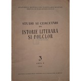 G. Calinescu (red.) - Studii si cercetari de istorie literara si folclor, anul X, nr. 3/1961 (Editia: 1961)