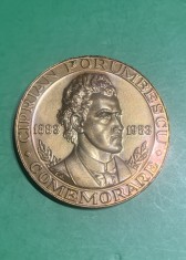 Medalie Ciprian Porumbescu 1883-1893 foto
