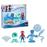 SPIDEY SI PRIETENII LUI UIMITORI MARVEL WATER WEBS SET 2 FIGURINE SPIDEY SI HYDRO MAN CU ACCESORII