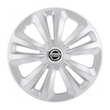 Set 4 Capace Roti Terra Gri R15 pentru Nissan