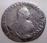 G.337 RUSIA ELISABETH I GRIVENNIK 1744 ARGINT