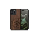 Husa Kwmobile pentru Apple iPhone 14 Pro Max, Lemn, Maro, 59127.01