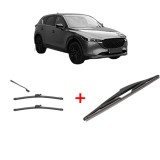 Cumpara ieftin Set 3 stergatoare MAZDA CX-5 (KF) 2016-2022, pentru parbriz si luneta, Valeo Silencio
